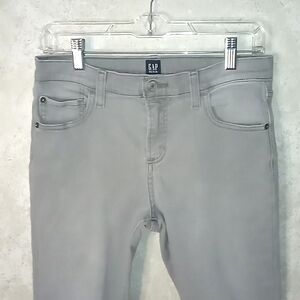 Gap Gray Stretch Skinny Jean, size 12 Husky